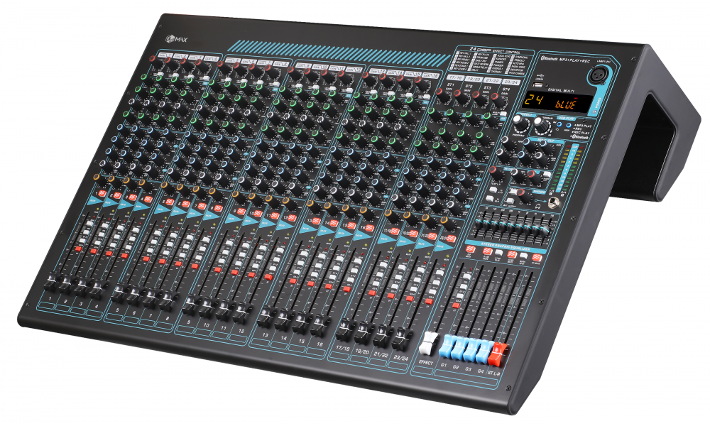 BH-ME2400 24路+24DSP效果+MP3+藍(lán)牙+USB錄音+均衡 （四編組）